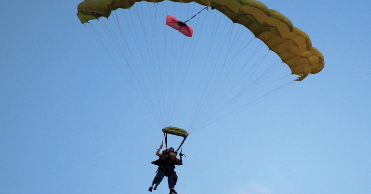 In Hospice Care and Skydiving