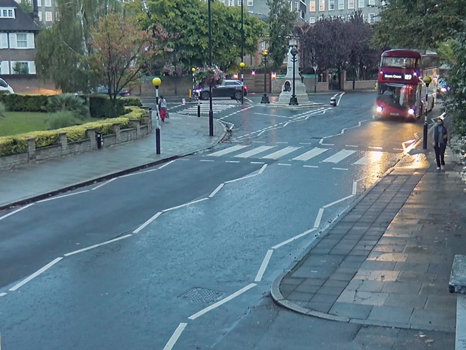 video cam shot of Abbey Road