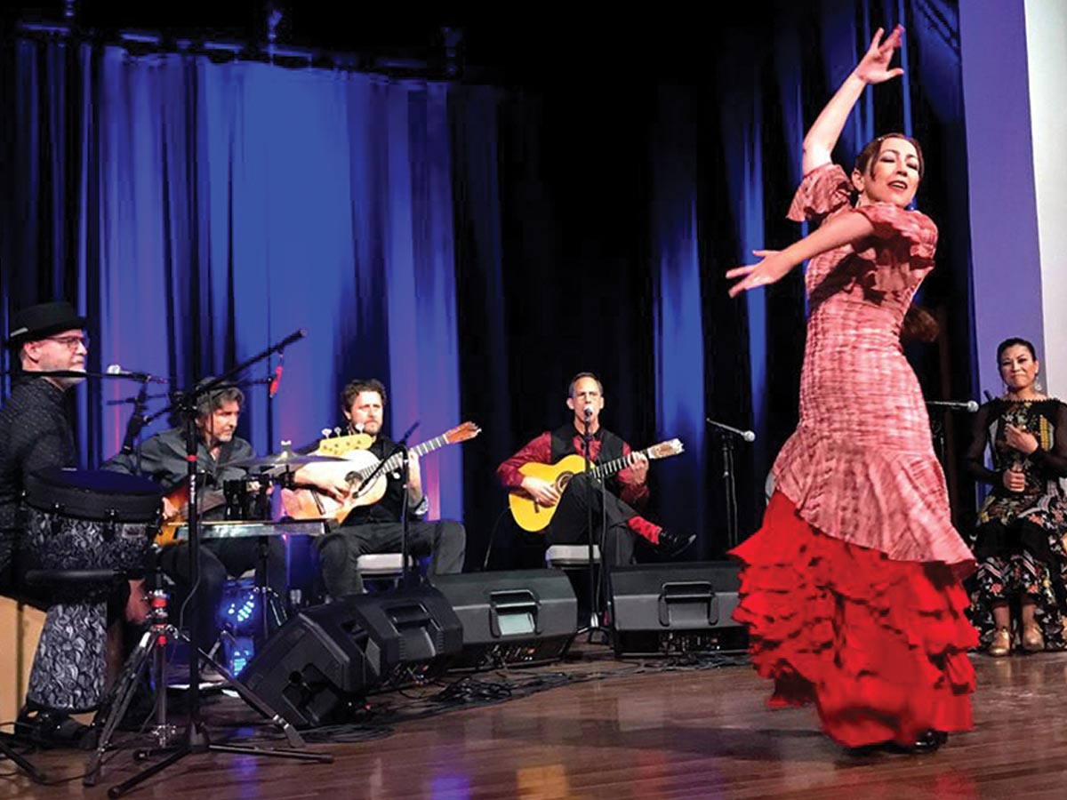 Photo of Flamenco Pacifico program, hosted by the Pend Oreille Arts Council.