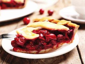 Photo of a cherry pie