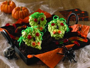 Spooky Snacks that Make Halloween Pop 2 Green Halloween Zombies