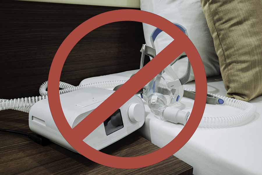 Say no to CPAP machines.